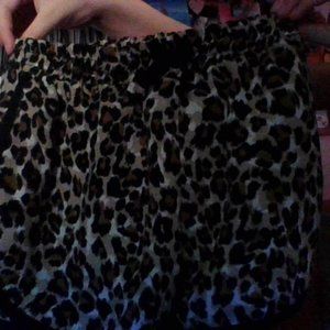 kids cheetah pajama bottoms